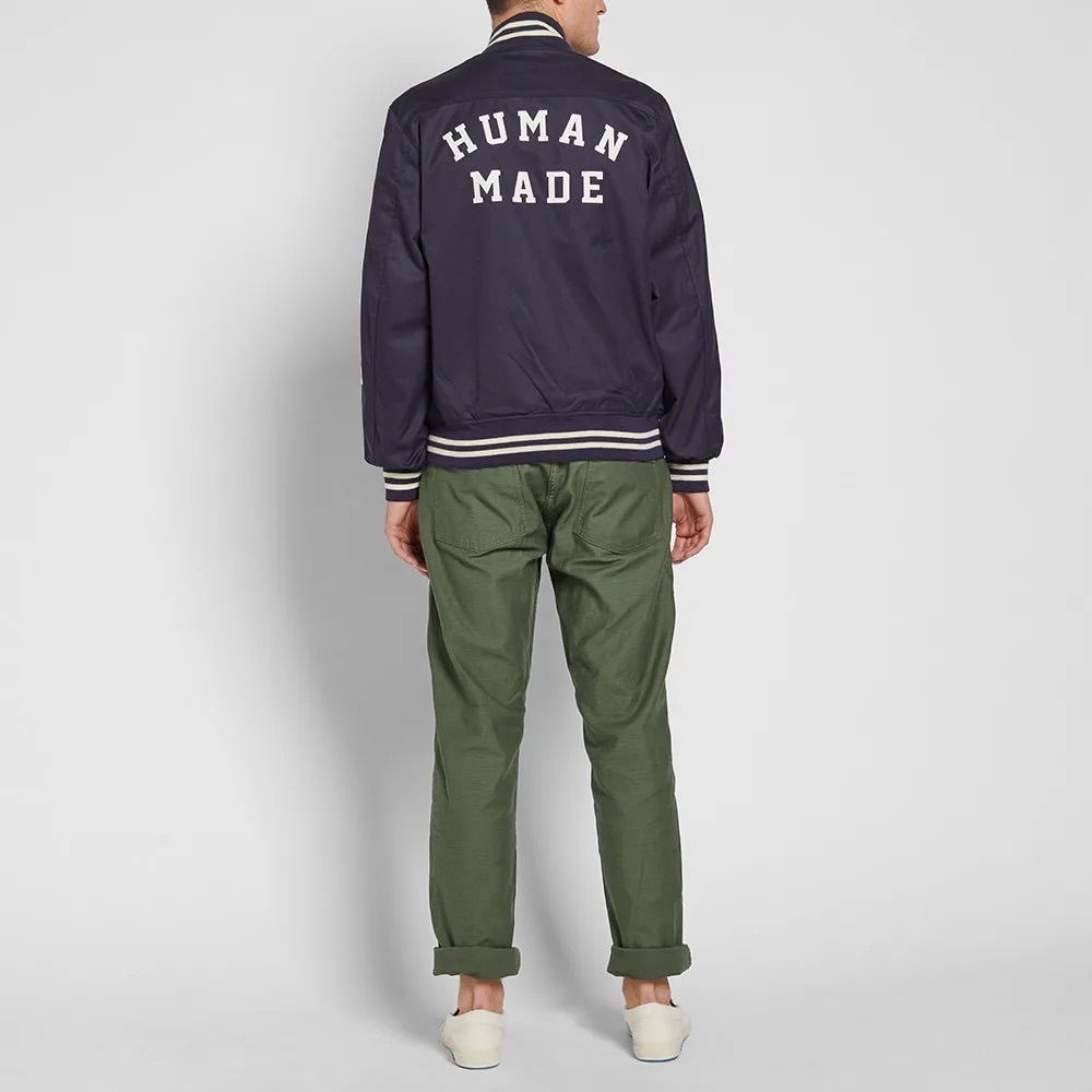 NWOT HUMAN MADE X NIGO REVERSIBLE VARSITY JACKET